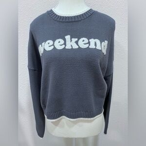 Sincerely Jules Gray Weekend Sweater